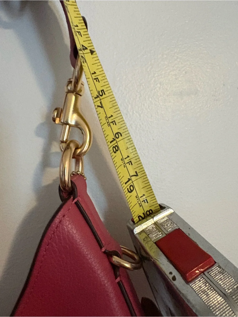 Petal  pink pebble, leather Coach Amber hobo bag